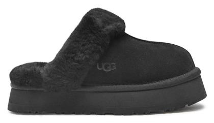 Ugg Australia Disquette Παντόφλες με Γούνα Μαύρες