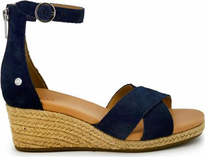 Ugg Australia Eugenia Καλοκαιρινές Γυναικείες Πλατφόρμες Navy Μπλε από το Z-mall