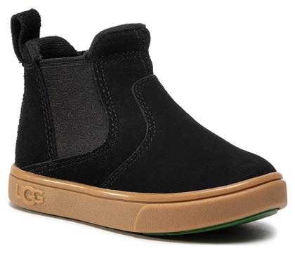 Ugg Australia Hamden II Δερμάτινα Παιδικά Μποτάκια με Φερμουάρ Μαύρα από το Z-mall