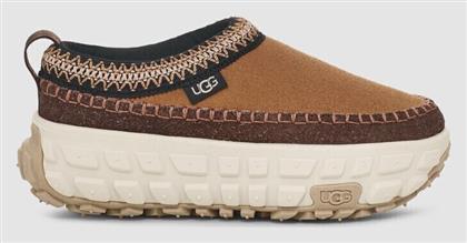 Ugg Australia Κλειστές Δερμάτινες Παντόφλες Καφέ