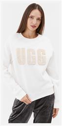 Ugg Australia Madeline Fuzzy Logo Γυναικείο Φούτερ Λευκό