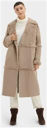 Ugg Australia Μουτόν Μπεζ Παλτό