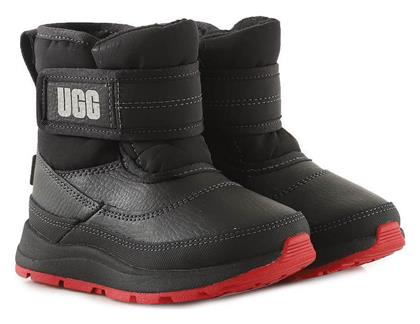 Ugg Australia Παιδικά Μποτάκια με Σκρατς Μαύρα