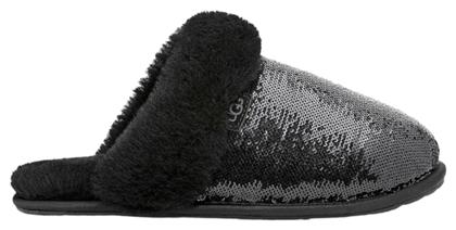 Ugg Australia Scuffette Ii Χειμερινές Γυναικείες Παντόφλες με γούνα σε Μαύρο Χρώμα από το Z-mall