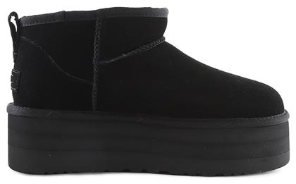 Ugg Australia Ultra Classic Mini Platform Μποτάκια Μαύρα 1135092-BLK από το Gruppo Mossialos