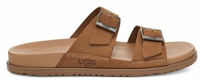 Ugg Australia Wainscott Δερμάτινα Ανδρικά Σανδάλια σε Καφέ Χρώμα από το Z-mall