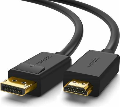 Ugreen Cable DisplayPort male - HDMI male 3m Μαύρο (10203) από το e-shop