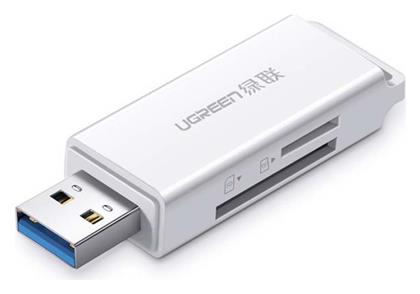 Ugreen Card Reader USB 3.0 για SD/microSD Λευκό από το e-shop