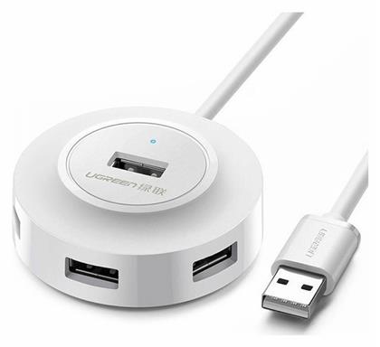 Ugreen CR106 USB 2.0 Hub 4 Θυρών με σύνδεση USB-A Λευκό από το e-shop