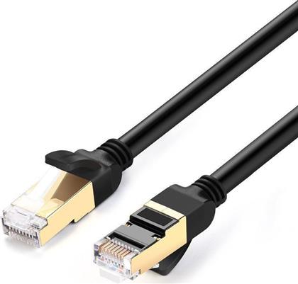 Ugreen F/FTP Cat.7 Καλώδιο Δικτύου Ethernet 2m Μαύρο