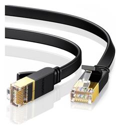 Ugreen Flat U/UTP Cat.7 Καλώδιο Δικτύου Ethernet 20m Μαύρο 1τμχ