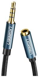 Ugreen Καλώδιο TRRS 3.5mm male - 3.5mm female Μπλε 2m (40675)