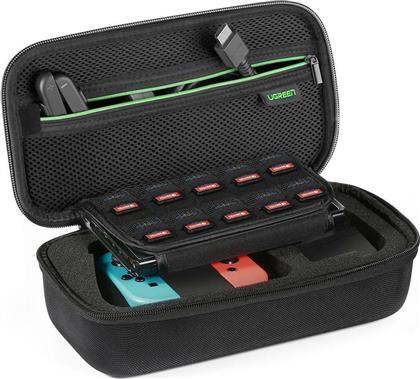 Ugreen Nintendo Switch Anti Shock Case Υφασμάτινη Θήκη Μεταφοράς Version A Small 26x13x8.8cm για Κονσόλα Switch Μαύρη από το e-shop