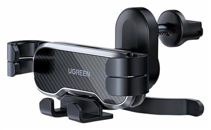 Ugreen Βάση Κινητού Αυτοκινήτου Gravity Phone Holder Black με Ρυθμιζόμενα Άγκιστρα Μαύρη