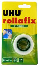 UHU Σελοτέιπ Rollafix Invisible 19mm x 25m