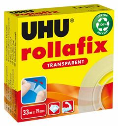 UHU Σελοτέιπ Rollafix Transparent 19mm x 33m