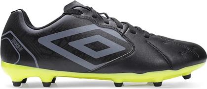 Umbro FG Χαμηλά Ποδοσφαιρικά Παπούτσια με Τάπες Μαύρα