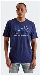 Under Armour Ανδρική Μπλούζα Κοντομάνικη Navy Μπλε από το Karakikes