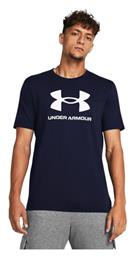 Under Armour Ανδρικό Αθλητικό T-shirt Κοντομάνικο Navy Μπλε από το Karakikes