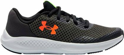 Under Armour Αθλητικά Παιδικά Παπούτσια Running Charged Pursuit 3 Μαύρα από το E-tennis