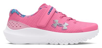 Under Armour Αθλητικά Παιδικά Παπούτσια Running Surge 4 Sunset Pink / Pink / Metallic Silver