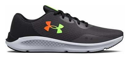 Under Armour Charged Pursuit 3 Ανδρικά Αθλητικά Παπούτσια Running Jet Gray / Black / Blaze Orange