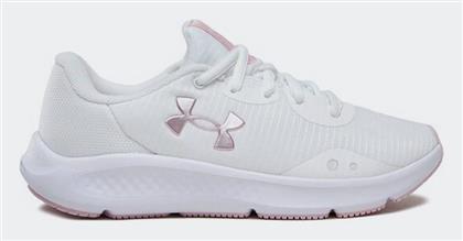 Under Armour Charged Pursuit 3 Tech Γυναικεία Running White / Prime Pink από το Cosmossport