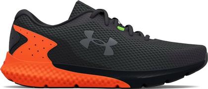 Under Armour Charged Rogue 3 Ανδρικά Αθλητικά Παπούτσια Running Jet Gray / Blaze Orange / Pitch Gray