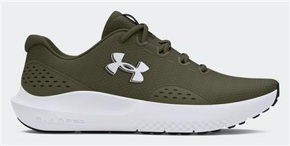 Under Armour Charged Surge 4 Ανδρικά Αθλητικά Παπούτσια Running Πράσινα από το Siontis Athletics