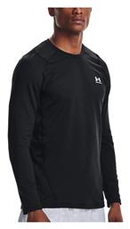 Under Armour ColdGear Fitted Crew Ανδρική Ισοθερμική Μακρυμάνικη Μπλούζα Μαύρη