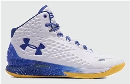 Under Armour Curry 1 Retro Ψηλά Μπασκετικά Παπούτσια Λευκά από το Z-mall