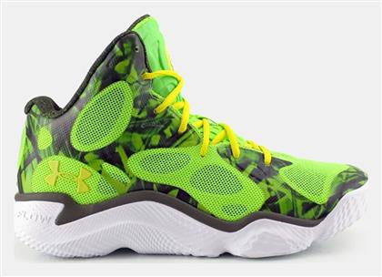 Under Armour Curry Spawn Flotro Μπασκετικά Παπούτσια Πράσινα