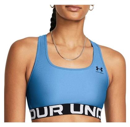 Under Armour Γυναικείο Αθλητικό Μπουστάκι Γαλάζιο με Επένδυση & Ελαφριά Ενίσχυση από το Z-mall