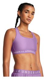 Under Armour Γυναικείο Αθλητικό Μπουστάκι Provence Purple / Purple Ace με Ελαφριά Ενίσχυση