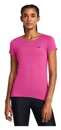 Under Armour Γυναικείο Αθλητικό T-shirt Fast Drying Φουξια