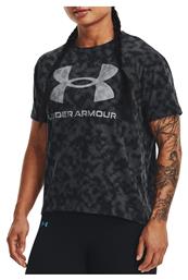 Under Armour Γυναικείο Αθλητικό T-shirt Μαύρο από το Outletcenter