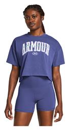 Under Armour Γυναικείο Crop T-shirt Μωβ από το Z-mall