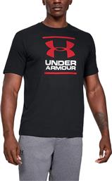 Under Armour GL Foundation Ανδρικό Αθλητικό T-shirt Κοντομάνικο Μαύρο