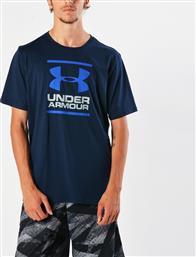 Under Armour GL Foundation Ανδρικό Αθλητικό T-shirt Κοντομάνικο Navy Μπλε