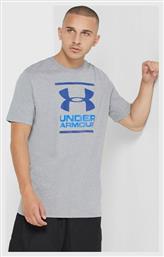 Under Armour GL Foundation Αθλητικό Ανδρικό T-shirt Γκρι με Λογότυπο από το Z-mall