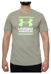 Under Armour GL Foundation Αθλητικό Ανδρικό T-shirt Γκρι με Λογότυπο από το Z-mall