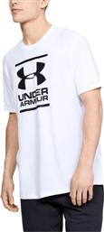 Under Armour GL Foundation Αθλητικό Ανδρικό T-shirt Λευκό με Λογότυπο από το Cosmos Sport