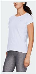 Under Armour HeatGear Γυναικείο Αθλητικό T-shirt Fast Drying Λευκό