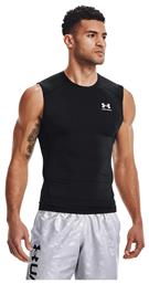 Under Armour Heatgear Ισοθερμική Μπλούζα Μαύρη από το Siontis Athletics