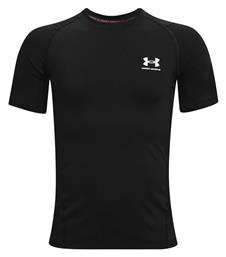 Under Armour Heatgear Παιδική Ισοθερμική Μπλούζα Μαύρη