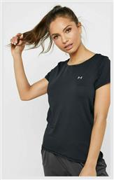 Under Armour HeatGear T-Shirt Μαύρο 1328964-001 από το Karakikes