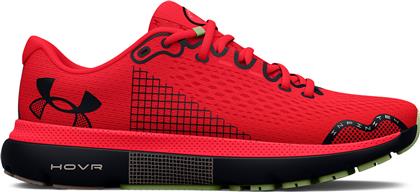 Under Armour HOVR Infinite 4 Ανδρικά Αθλητικά Παπούτσια Running Bolt Red / Black από το MybrandShoes