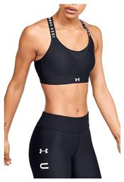 Under Armour Infinity High Γυναικείο Αθλητικό Μπουστάκι Μαύρο από το Cosmossport