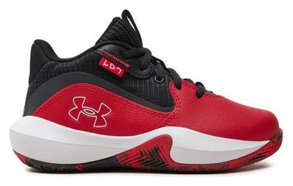 Under Armour Lockdown 7 Μπάσκετ Κόκκινα από το Siontis Athletics