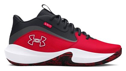 Under Armour Lockdown 7 Χαμηλά Μπασκετικά Παπούτσια Κόκκινα